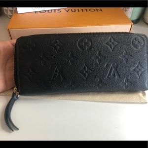 Louis Vuitton Clemence wallet Empreinte Noir